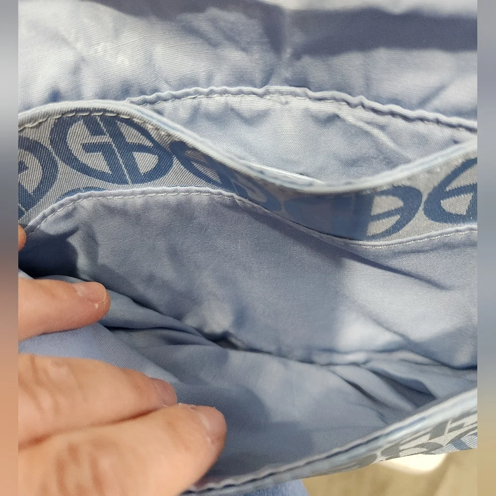 Gianni Bernini bag mini blue wristlet multi pockets - Picture 7 of 7